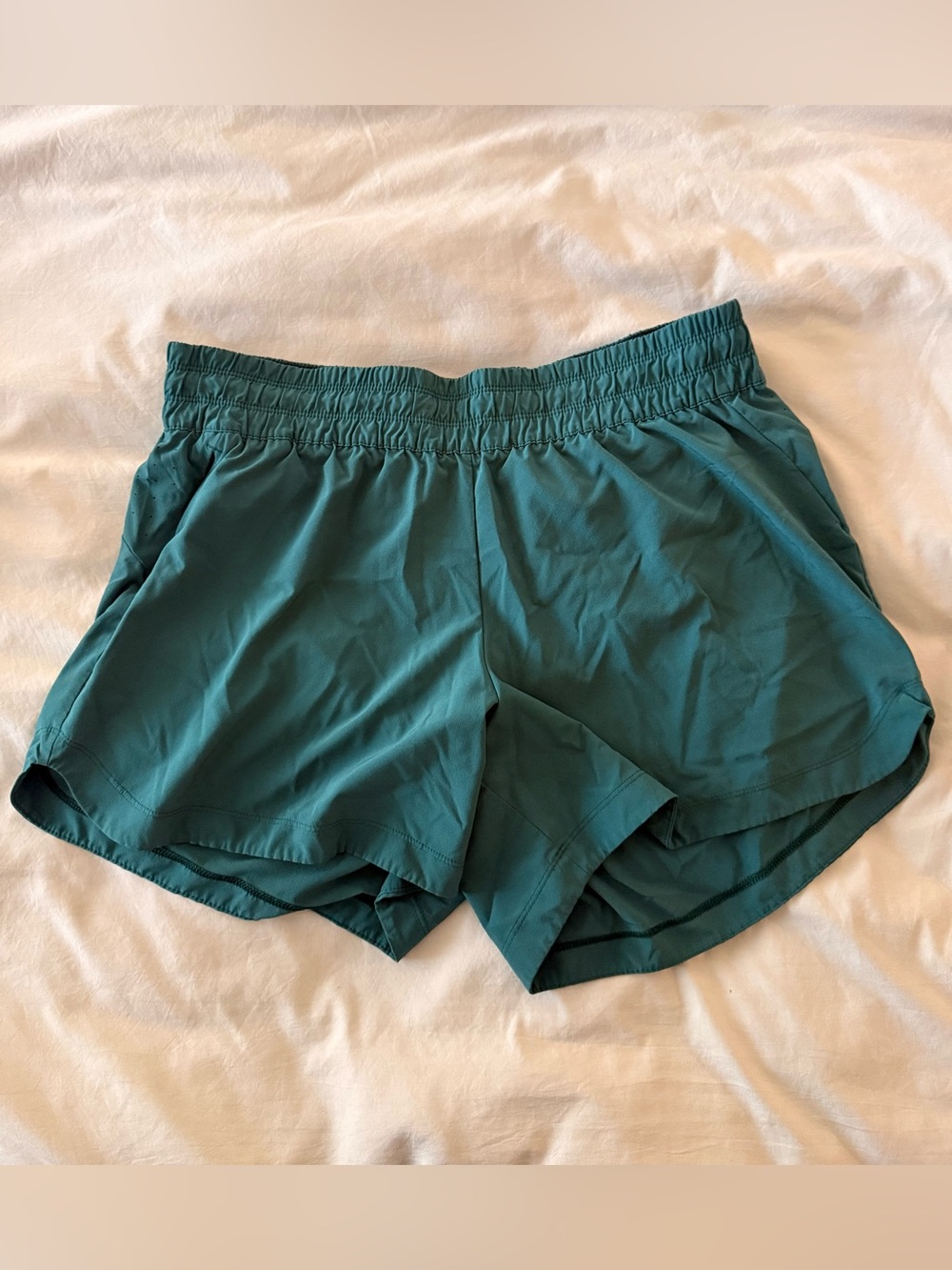 Women's Teal Athletic Shorts - Lightweight Performance